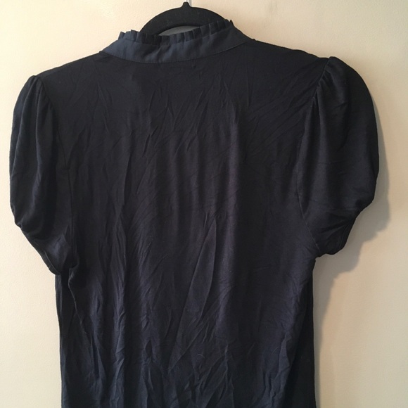 Jacob Black Ruffled Neckline Top - Picture 2 of 7